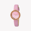 Pierre Cardin Women's Pink Leather Watch, Rose Gold Case | CMA.0004-0