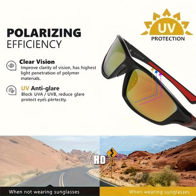 Paleshy 4 Pack Polarized Sports Sunglasses for Men & Women UV400 Protection Wrap-Around Design for Cycling Fishing Driving 4Pcs
