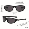 Paleshy 4 Pack Polarized Sports Sunglasses for Men & Women UV400 Protection Wrap-Around Design for Cycling Fishing Driving 4Pcs