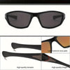 Paleshy 4 Pack Polarized Sports Sunglasses for Men & Women UV400 Protection Wrap-Around Design for Cycling Fishing Driving 4Pcs