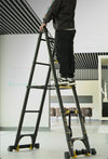New Herringbone Telescopic Ladder Aluminum Alloy Thickened Engineering Folding  Multifunctional Portable Lifting Floor Ladder