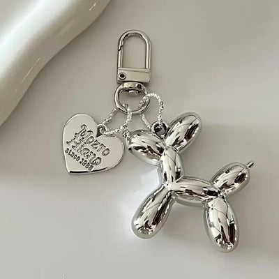Y2K aesthetic balloon dog keyring