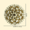 Wooden logic puzzle toy with numbers, maze design, and turntable