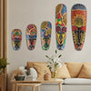 Handcrafted African mask painting for home décor