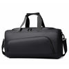 Large sports travel duffel bag with shoe storage and multiple compartments