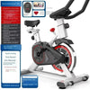 Silent smart power spin bike for indoor home fitness and weight loss