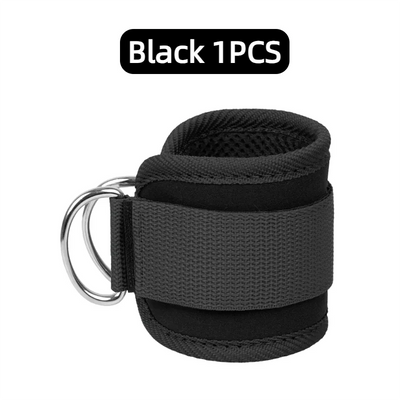 Adjustable fitness ankle straps for gym workouts