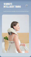 Foreverlily Wireless Neck And Back Massager Cervical Relaxing Shawl Kneading Massage for Trapezius Pain Relief