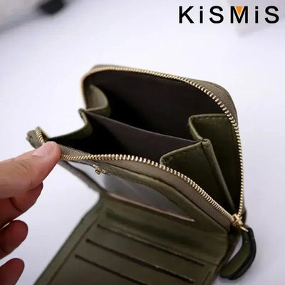 Women’s designer wallet with coin and card holder
