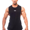 Men's cotton sleeveless gym vest for bodybuilding and workouts