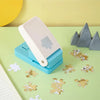 Mini puzzle cutting tool for DIY crafts, scrapbooking, and art projects