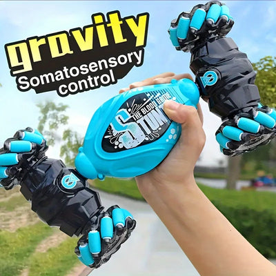 Remote control toy car, dual controller, handle remote control and bracelet remote control, supporting gesture operation.