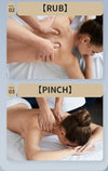 Foreverlily Wireless Neck And Back Massager Cervical Relaxing Shawl Kneading Massage for Trapezius Pain Relief