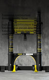 New Herringbone Telescopic Ladder Aluminum Alloy Thickened Engineering Folding  Multifunctional Portable Lifting Floor Ladder