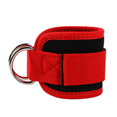 Adjustable fitness ankle straps for gym workouts