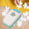 Mini puzzle cutting tool for DIY crafts, scrapbooking, and art projects