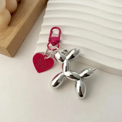 Trendy key buckle with balloon dog design