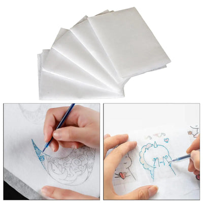 Small Sheets White Carbon Transfer Paper 20x20 Inch Tracing Paper Carbon Graphite