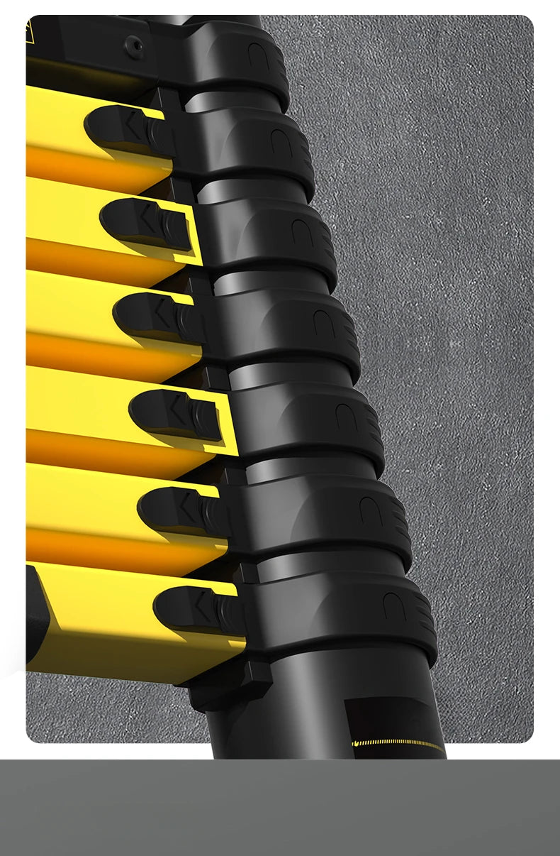 New Herringbone Telescopic Ladder Aluminum Alloy Thickened Engineering Folding  Multifunctional Portable Lifting Floor Ladder