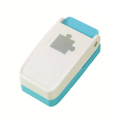 Mini puzzle cutting tool for DIY crafts, scrapbooking, and art projects