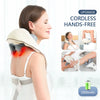Foreverlily Wireless Neck And Back Massager Cervical Relaxing Shawl Kneading Massage for Trapezius Pain Relief