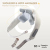 Foreverlily Wireless Neck And Back Massager Cervical Relaxing Shawl Kneading Massage for Trapezius Pain Relief