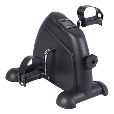 Mini Exercise Bike Static Bike Under Desk Pedal Exerciser Adjustable Magnetic Resistance Arm Leg Trainer LCD Display Home Gym