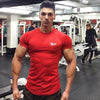 Fitness Coach Fashion Sport T-shirt Muscle Brother 3D Training Quick-dry Shirt Short Sleeve Men's Fitness Suit