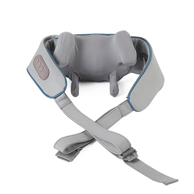 Foreverlily Wireless Neck And Back Massager Cervical Relaxing Shawl Kneading Massage for Trapezius Pain Relief