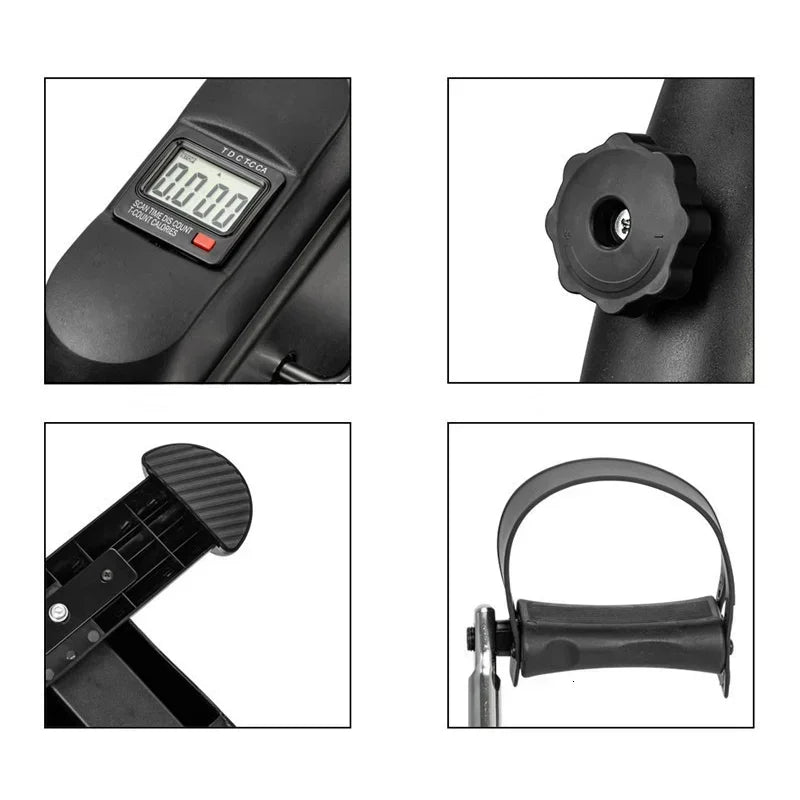 Mini Under Desk Pedal Exerciser with LCD & Magnetic Resistance