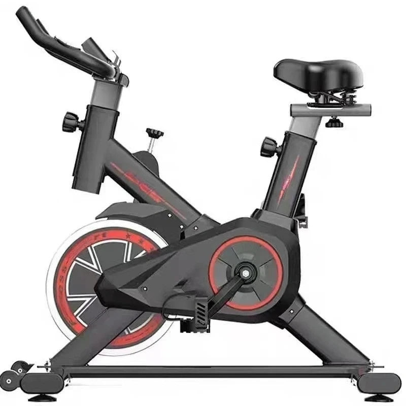 Silent smart power spin bike for indoor home fitness and weight loss