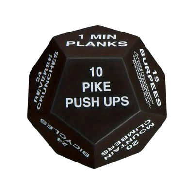 Fitness Dice Exercise Dice Cardio Plyometrics Stretching Workout Game Dice Bodyweight Sports Dice for Beginners Gym Men Women