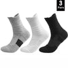 Anti-slip breathable cotton football socks for men, sizes 39-45