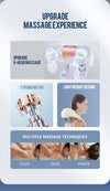 Foreverlily Wireless Neck And Back Massager Cervical Relaxing Shawl Kneading Massage for Trapezius Pain Relief