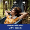 Rechargeable wearable neck fan with cooling function
