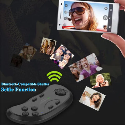 Google Cardboard VR Headset 3D Stereo Virtual Reality Glasses for IOS & Android Phones with Game Joystick Support
