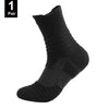 Anti-slip breathable cotton football socks for men, sizes 39-45