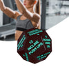 Fitness Dice Exercise Dice Cardio Plyometrics Stretching Workout Game Dice Bodyweight Sports Dice for Beginners Gym Men Women