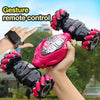 Remote control toy car, dual controller, handle remote control and bracelet remote control, supporting gesture operation.