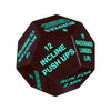 Fitness Dice Exercise Dice Cardio Plyometrics Stretching Workout Game Dice Bodyweight Sports Dice for Beginners Gym Men Women