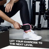 Adjustable fitness ankle straps for gym workouts